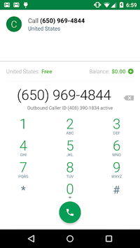 Hangouts Dialer - Call Phones APK screenshot 1