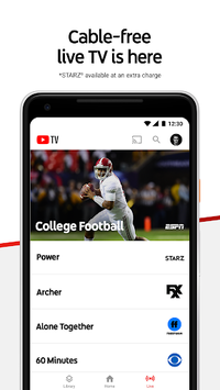 YouTube TV - Watch & Record Live TV APK screenshot 1 YouTube TV - Watch & Record Live TV APK screenshot 1