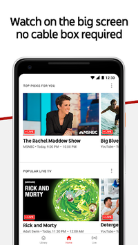YouTube TV - Watch & Record Live TV APK screenshot 1 YouTube TV - Watch & Record Live TV APK screenshot 1
