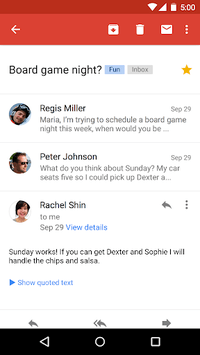 Gmail APK screenshot 1 Gmail APK screenshot 1