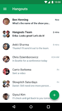 Hangouts APK screenshot 1 Hangouts APK screenshot 1
