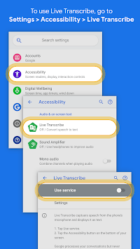 Live Transcribe APK screenshot 1