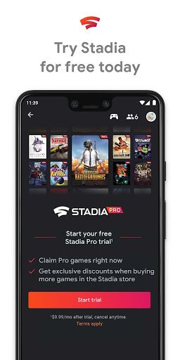 Stadia APK screenshot 1