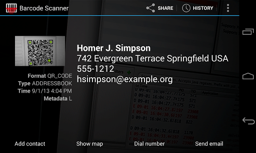 Barcode Scanner APK screenshot 1