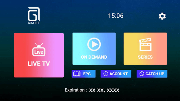 GOTIT IPTV Player APK screenshot 1 GOTIT IPTV Player APK screenshot 1