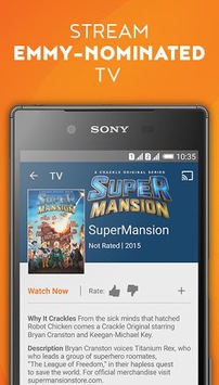 Sony Crackle – Free TV & Movies APK screenshot 1
