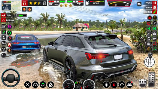 Classic Car Drive Parking Game APK screenshot 1