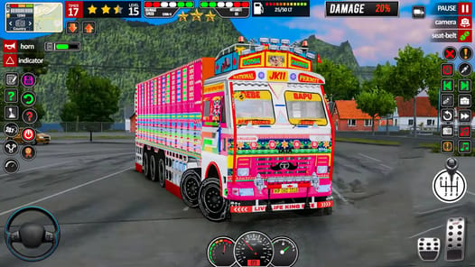 Indian Truck Driving Game 2025 APK screenshot 1