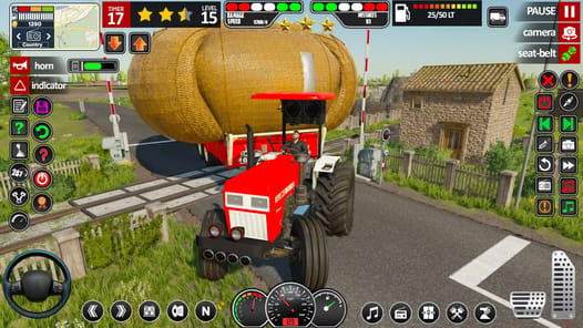 Indian Tractor Game 3d Tractor APK screenshot 1