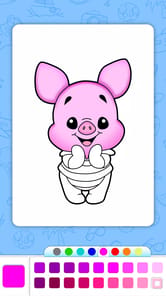 Cartoon Coloring Monster Color APK screenshot 1