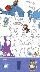 Sticker By Number: Puzzle Game APK screenshot 1