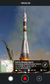 GPS map video camera APK screenshot 1