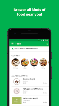 GrabFood - Food Delivery App APK screenshot 1