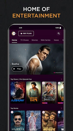 ZEE5: Movies, TV Shows, Web Series, News APK screenshot 1
