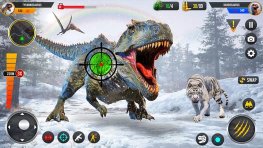 Wild Dino Animal Hunting Games APK screenshot 1
