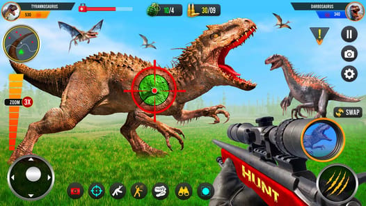 Wild Dino Animal Hunting Games APK screenshot 1