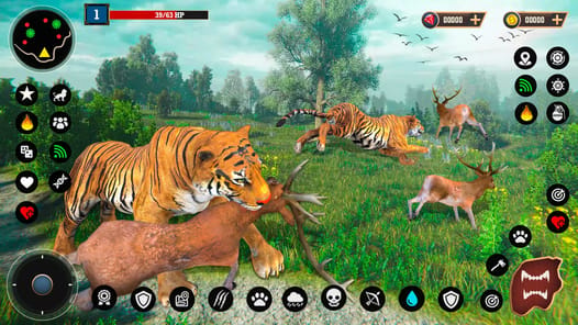 Tiger Simulator 3D Animal Game APK screenshot 1