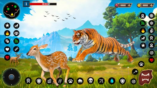 Tiger Simulator 3D Animal Game APK screenshot 1