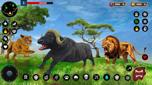 Lion Simulator Animal Games 3d APK screenshot 1