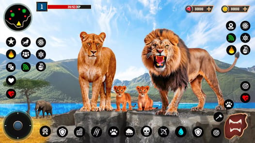 Lion Simulator Animal Games 3d APK screenshot 1