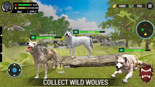 Wild Wolf Simulator Games APK screenshot 1