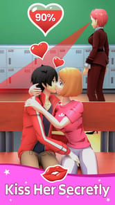 Kiss in Public: Anime Romance APK screenshot 1