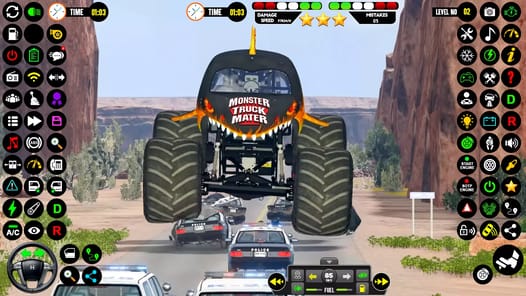 Extreme Monster Truck Game 3D APK screenshot 1