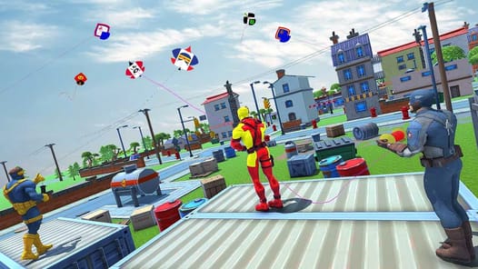 Superhero Kite Flying Games APK screenshot 1