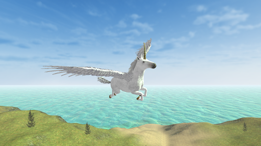 Flying Unicorn Simulator Free APK screenshot 1 Flying Unicorn Simulator Free APK screenshot 1