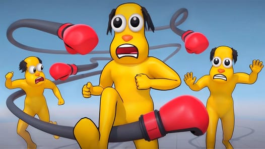 Annoying Uncle Punch Game APK screenshot 1