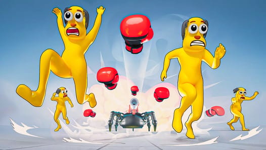 Annoying Uncle Punch Game APK screenshot 1