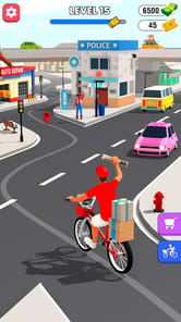 Delivery Boy Bicycle Game APK screenshot 1
