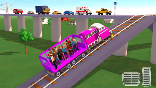 Passenger Express Train Game APK screenshot 1