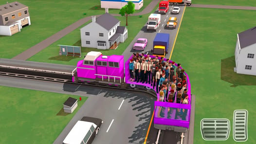 Passenger Express Train Game APK screenshot 1