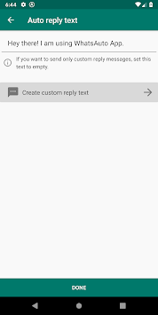 WhatsAuto - Reply App APK screenshot 1