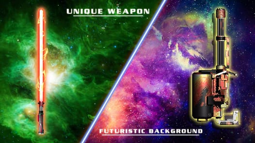 Gun Simulator & Lightsaber APK screenshot 1