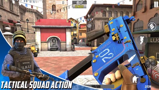 Hazmob: FPS Gun Shooting Games APK screenshot 1