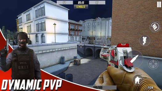 Hazmob: FPS Gun Shooting Games APK screenshot 1