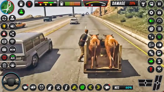 Animal Transporter:cargo truck APK screenshot 1