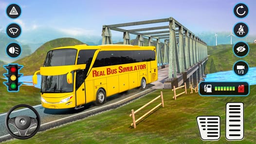 Real Bus Simulator : My Bus 3D APK screenshot 1