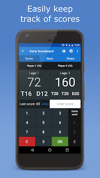 Darts Scoreboard APK screenshot 1