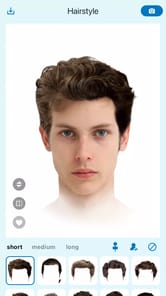 AI Hairstyle Try On・Bangs・Wigs APK screenshot 1