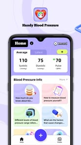 Handy Blood Pressure-BP Health APK screenshot 1