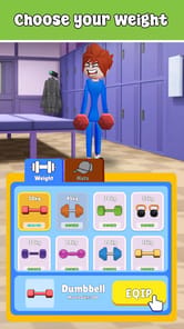 Lifting Hero 3D: Gym Clicker APK screenshot 1