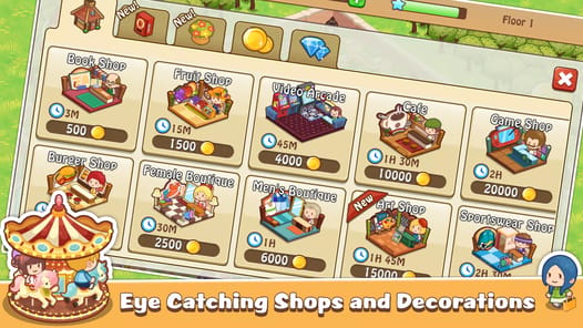 Happy Mall Story: Sim Game APK screenshot 1