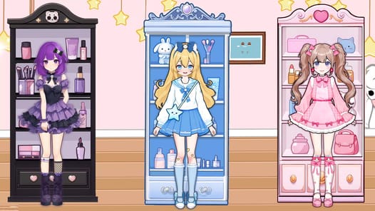 Anime Dress Up and Makeup Game APK screenshot 1
