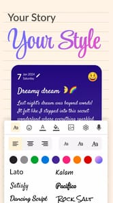Daily Journal: Diary with lock APK screenshot 1