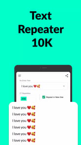 Text Repeater APK screenshot 1