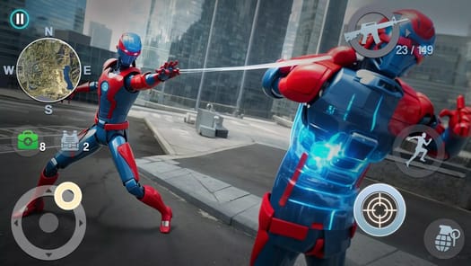 Spider Rope Hero Crime City APK screenshot 1