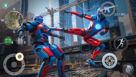 Spider Rope Hero Crime City APK screenshot 1